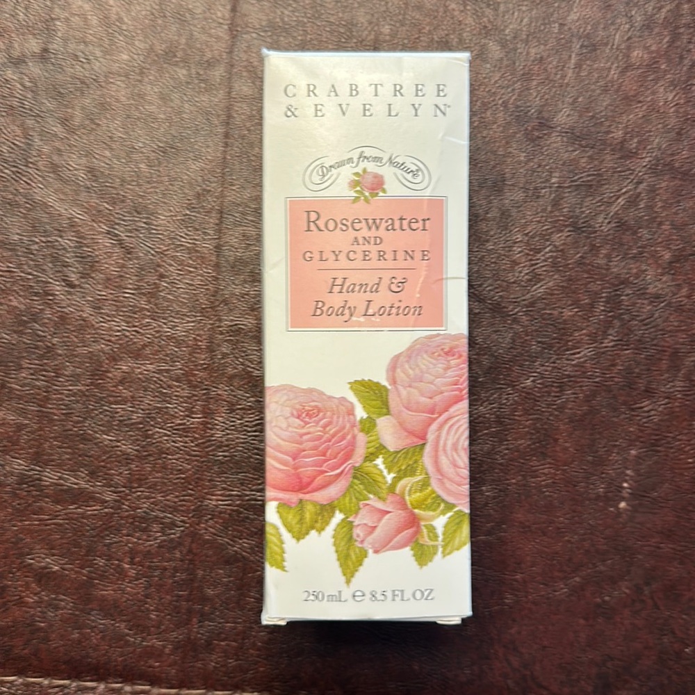 Crabtree & Evelyn Eau de Rose Rosewarter & glycerine hand & body lotion